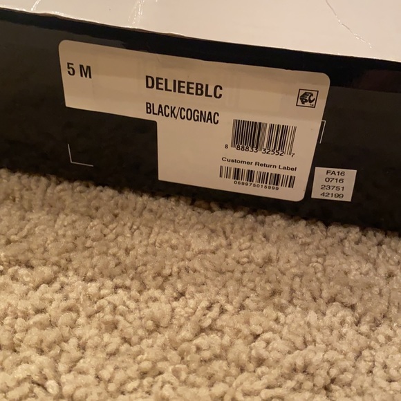 NWT -  Never out of box -  Women’s size 5 tall black/brown boots - Picture 5 of 5